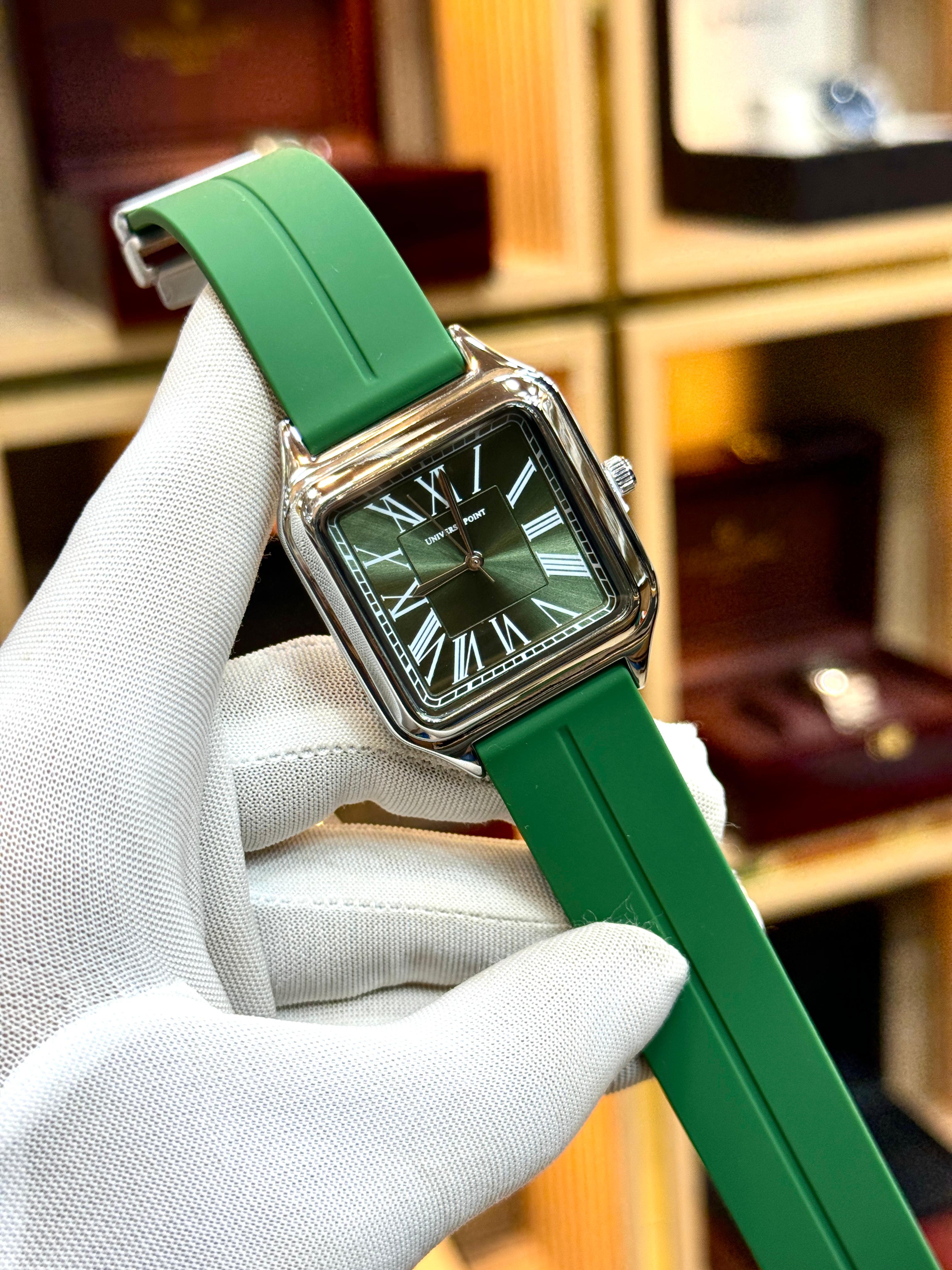 Flexible Green Watch For Men’s